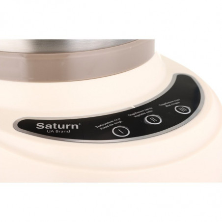 Saturn ST-FP7180 Συμπαγής επεξεργαστής τροφίμων, 500 W, άλεση, ζύμωμα, 7 L, 3 λειτουργίες, χάλκινο μοτέρ, μπεζ/καφέ