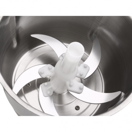 Saturn ST-FP7180 Συμπαγής επεξεργαστής τροφίμων, 500 W, άλεση, ζύμωμα, 7 L, 3 λειτουργίες, χάλκινο μοτέρ, μπεζ/καφέ