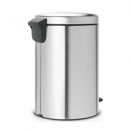 Κάδος απορριμμάτων με πεντάλ Brabantia NewIcon 649046, 20 l, Ομαλό κλείσιμο, Αντιολισθητική βάση, Ανθεκτικό στα δακτυλικά αποτυπώματα, Inox/Matte