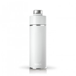 Thermos Ninja DW2401EUUKWH, 700 ml, Κατάλληλο για ανθρακούχα ποτά, Τριπλή μόνωση, Χωρίς BPA, Ζεστό έως 8 ώρες, Κρύο έως 24 ώρες, Λευκό