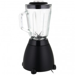 Μπλέντερ Laretti LR-FP7325, 500W, 1.5 l, Ανοξείδωτες λεπίδες, 2 ταχύτητες + παλμός, Μηχανισμός κλειδώματος, Μαύρο
