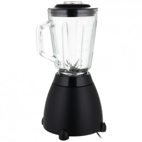 Μπλέντερ Laretti LR-FP7325, 500W, 1.5 l, Ανοξείδωτες λεπίδες, 2 ταχύτητες + παλμός, Μηχανισμός κλειδώματος, Μαύρο