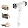 Στεγνωτήρας μαλλιών Shark HD333EU, 1700 W, 3 λειτουργίες, ψυχρός πίδακας, 3 εξαρτήματα, έως 110C, ιονιστής, Λευκό