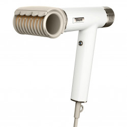 Στεγνωτήρας μαλλιών Shark HD333EU, 1700 W, 3 λειτουργίες, ψυχρός πίδακας, 3 εξαρτήματα, έως 110C, ιονιστής, Λευκό
