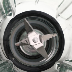 Μπλέντερ Laretti LR-FP7310, 500W, 1.5 l, Ανοξείδωτες λεπίδες, 2 ταχύτητες + παλμός, Μηχανισμός κλειδώματος, Λευκό
