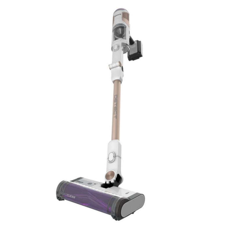Σκούπα όρθια Shark IW3612EU, 240W, 0.42 l, 3 ρυθμίσεις, Αόρατοι αισθητήρες ανίχνευσης ρύπων, Σφραγίδα κατά των αλλεργιογόνων, LED, Λευκό/χρυσό
