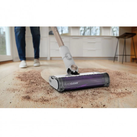 Σκούπα όρθια Shark IW3612EU, 240W, 0.42 l, 3 ρυθμίσεις, Αόρατοι αισθητήρες ανίχνευσης ρύπων, Σφραγίδα κατά των αλλεργιογόνων, LED, Λευκό/χρυσό