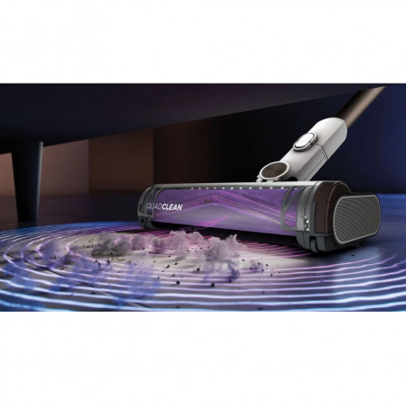 Σκούπα όρθια Shark IW3612EU, 240W, 0.42 l, 3 ρυθμίσεις, Αόρατοι αισθητήρες ανίχνευσης ρύπων, Σφραγίδα κατά των αλλεργιογόνων, LED, Λευκό/χρυσό