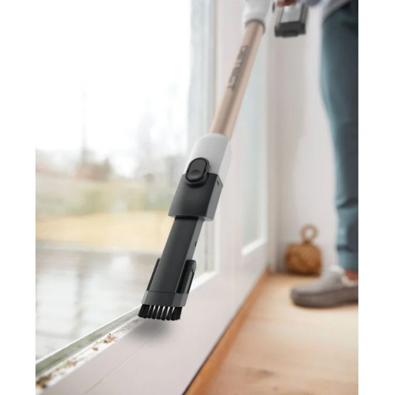 Σκούπα όρθια Shark IW3612EU, 240W, 0.42 l, 3 ρυθμίσεις, Αόρατοι αισθητήρες ανίχνευσης ρύπων, Σφραγίδα κατά των αλλεργιογόνων, LED, Λευκό/χρυσό