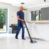 Σκούπα όρθια Ninja IZ300EUT, 309W, 0,7 l, 3 ταχύτητες, αυτονομία έως 60 λεπτά, HEPA, LED Smart display, φωτεινή ένδειξη βούρτσας, Μαύρο/κόκκινο