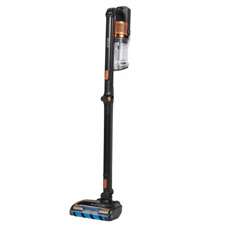 Σκούπα όρθια Ninja IZ300EUT, 309W, 0,7 l, 3 ταχύτητες, αυτονομία έως 60 λεπτά, HEPA, LED Smart display, φωτεινή ένδειξη βούρτσας, Μαύρο/κόκκινο