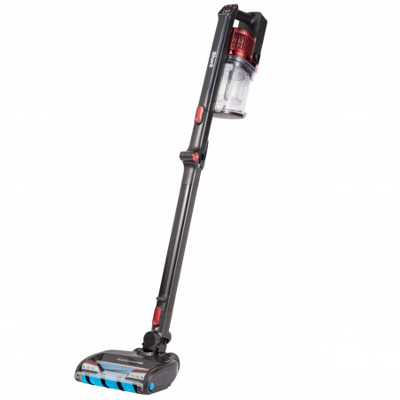 Σκούπα όρθια Ninja IZ300EUT, 309W, 0,7 l, 3 ταχύτητες, αυτονομία έως 60 λεπτά, HEPA, LED Smart display, φωτεινή ένδειξη βούρτσας, Μαύρο/κόκκινο