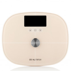 Beautifly SlimSense, Μέχρι 180 κιλά, Λειτουργία αθλητή, 9 προφίλ, Παρακολούθηση προόδου, LCD, Ανάλυση σύστασης σώματος, Μπεζ