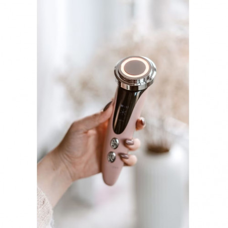 Beautifly B-Glossy Blush μη επεμβατική συσκευή μεσοθεραπείας, Διέγερση του κυτταρικού μεταβολισμού, Φωτοθεραπεία και ιονοθεραπεία, Μειώνει τις ρυτίδες και τα σημάδια ακμής, Ροζ