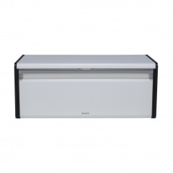 Κουτί ψωμιού Brabantia Fall Front 1003246, 18 l, 46,5x25 cm, Επιτοίχια τοποθέτηση, χωρίς δακτυλικά αποτυπώματα, Λευκό