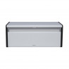 Κουτί ψωμιού Brabantia Fall Front 1003246, 18 l, 46,5x25 cm, Επιτοίχια τοποθέτηση, χωρίς δακτυλικά αποτυπώματα, Λευκό