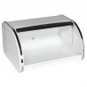 Κουτί ψωμιού Brabantia Roll Top 1003254, 11 l, 31,6x26,5 cm, Ειδική δομή, Λευκό/Inox