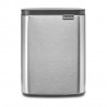 Κάδος απορριμμάτων Brabantia Bo Small 1006632, 7 λίτρα, Ομαλό και αθόρυβο άνοιγμα, Αντιολισθητική βάση, Ανθεκτικό στα δακτυλικά αποτυπώματα, Ανοξείδωτο/Ματ