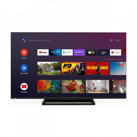 Τηλεόραση Toshiba 43UA3E63DG, 43", 108cm, UHD-4K 3840x2160, Class F, Android, Dolby Vision HDR, TRU Dimming, Μαύρο