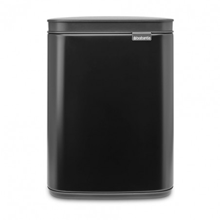 Κάδος απορριμμάτων Brabantia Bo Small 4L, Ομαλό και αθόρυβο άνοιγμα,Αντιολισθητική βάση, Μαύρο