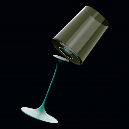 Καρέκλα με μαγνητικό εξάρτημα Trebonn SplitGlass 2025103, Ø7.5x12 cm, Αρθρωτό σύστημα, Αλουμίνιο, Πράσινο