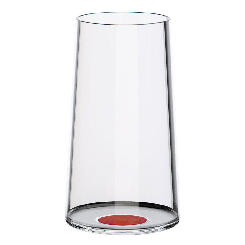 Σετ 2 κρυστάλλινων ποτηριών σαμπάνιας Trebonn SplitGlass 2025131, 320 ml, Ø7.8x12.5 cm, Modular system, Κόκκινο