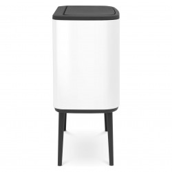 Κάδος Brabantia Bo Touch 651110, 11+23 L, Ομαλό και αθόρυβο άνοιγμα, Μεγάλο άνοιγμα, Λευκό
