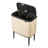 Brabantia Bo Touch 1005547, 11+23 l, Ομαλός και αθόρυβος βρασμός, άνοιγμα Golam, Μπεζ