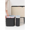 Brabantia Bo Touch 1005547, 11+23 l, Ομαλός και αθόρυβος βρασμός, άνοιγμα Golam, Μπεζ
