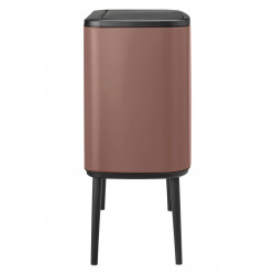 Κάδος Brabantia Bo Touch 1008856, 11+23 l, Ομαλό και αθόρυβο άνοιγμα, Μεγάλο άνοιγμα, Σατέν φινίρισμα, Καφέ