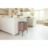 Κάδος Brabantia Bo Touch 1008856, 11+23 l, Ομαλό και αθόρυβο άνοιγμα, Μεγάλο άνοιγμα, Σατέν φινίρισμα, Καφέ
