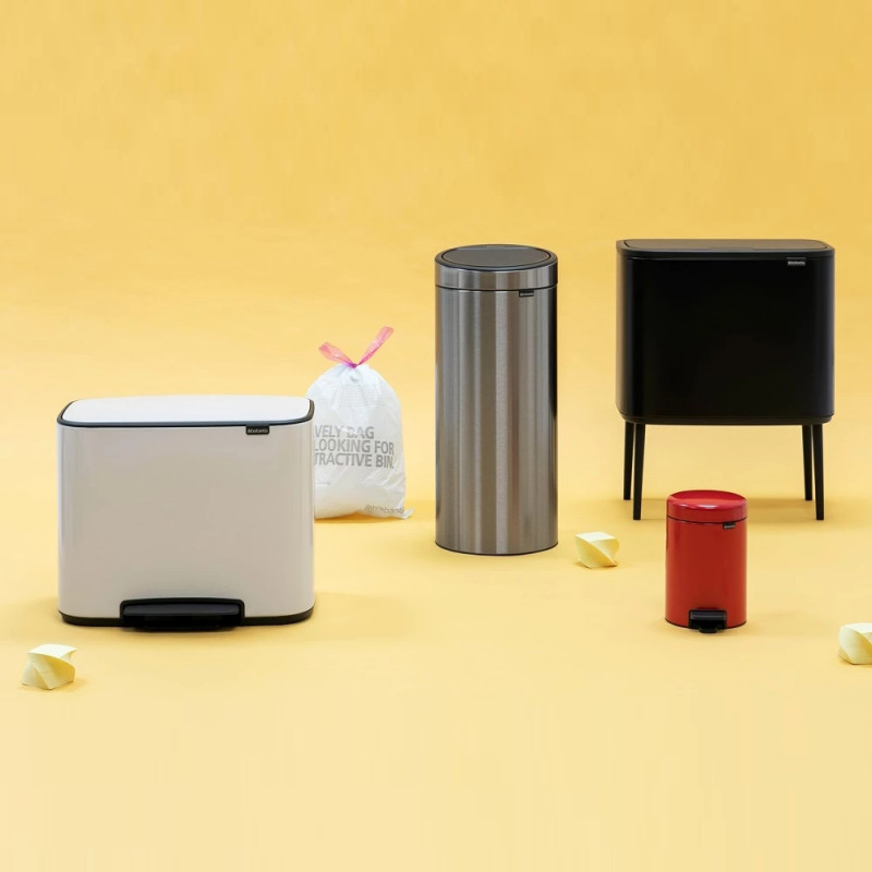 Brabantia Bo Touch 651106 36 λίτρων boklok, 36 λίτρων, Ομαλή και αθόρυβη ζυθοποίηση, Άνοιγμα Golam, Μαύρο