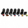 Μηχανή εσπρέσο 7σε1 Crown CCM-1531W 20 bar, 0,9 l, 7 προσαρμογείς, ενδείξεις LED, έλεγχος μήκους καφέ, Λευκό/μαύρο