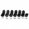 Μηχανή εσπρέσο 7σε1 Crown CCM-1531W 20 bar, 0,9 l, 7 προσαρμογείς, ενδείξεις LED, έλεγχος μήκους καφέ, Λευκό/μαύρο