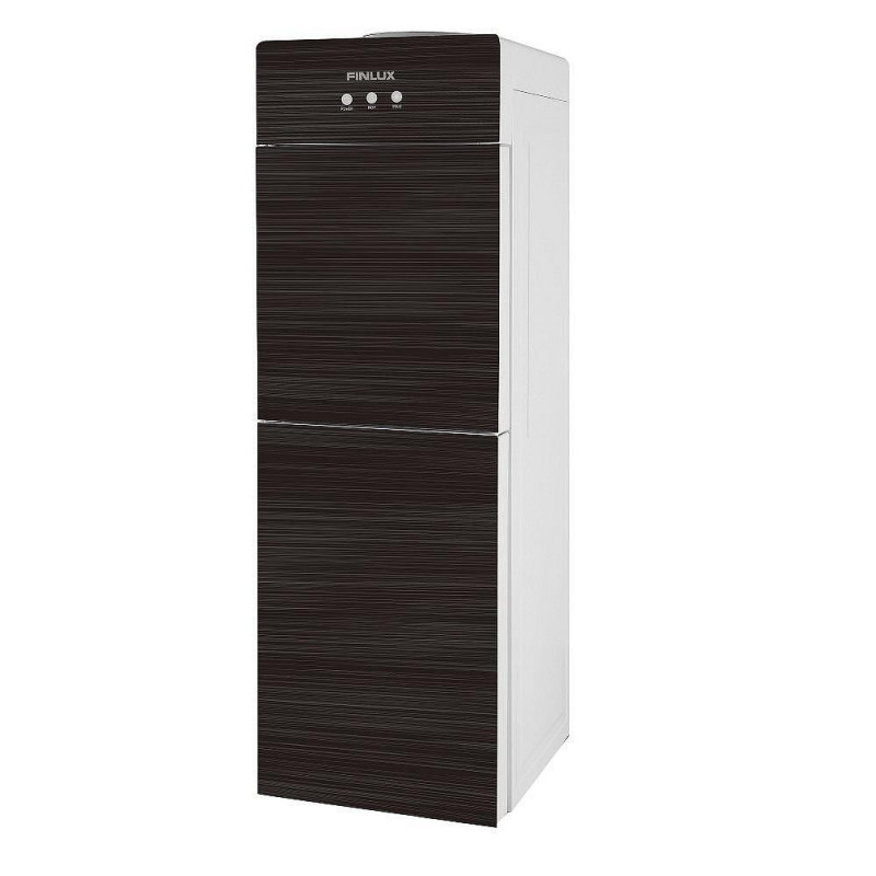 Διανομέας νερού Finlux FWD-2044DG, 655W, 10-95C, Ψύξη 0,7 l/ώρα, Θέρμανση 5 l/ώρα, 3 λειτουργίες θερμοκρασίας, Μαύρο/Inox