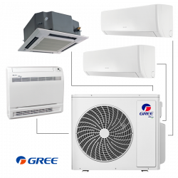 Εξωτερική μονάδα Gree GWHD(36)NK6OO, 36000 BTU, 74 m2, A+/A, R-32, Λευκό