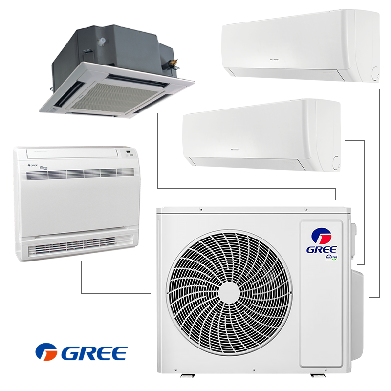 Εξωτερική μονάδα Gree GWHD(36)NK6OO, 36000 BTU, 74 m2, A+/A, R-32, Λευκό