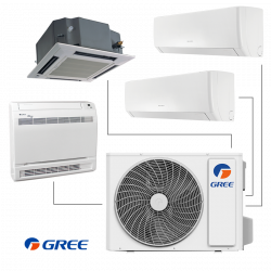 Εξωτερική μονάδα της Gree GWHD(28)NK6LOO, 28000 BTU, 57 m2, A++/A+, R-32, Λευκό