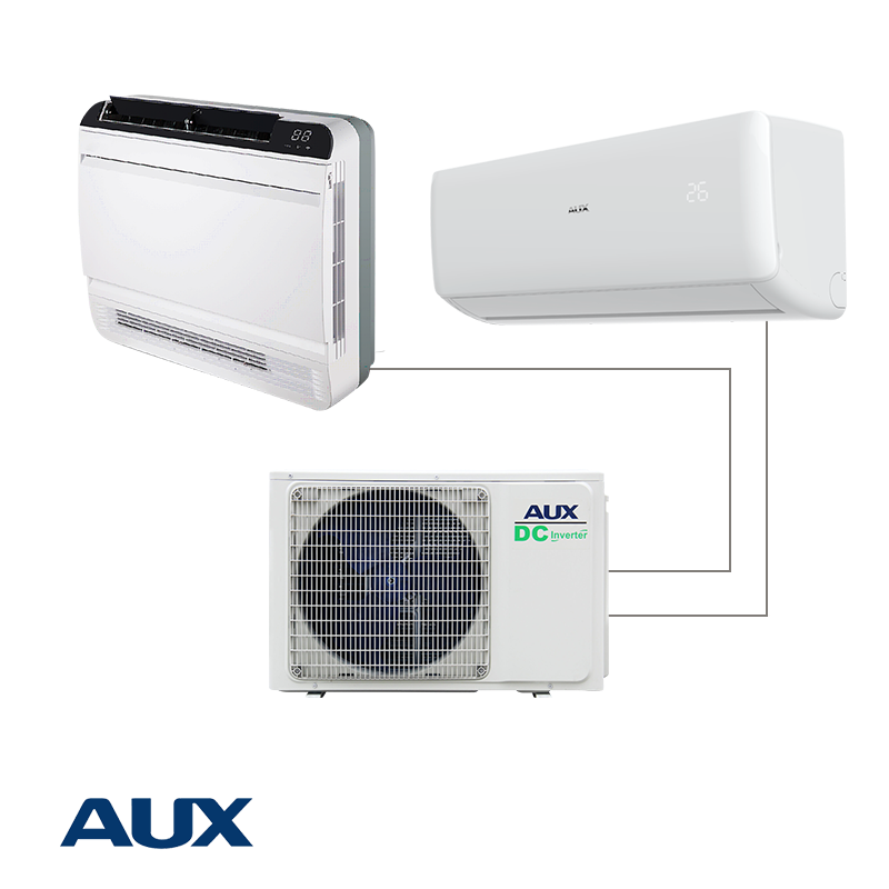 Εξωτερική μονάδα AUX AM2-H18/4DR3S, 18000 BTU, 40 m2, A++/A+, R-32, Λευκό