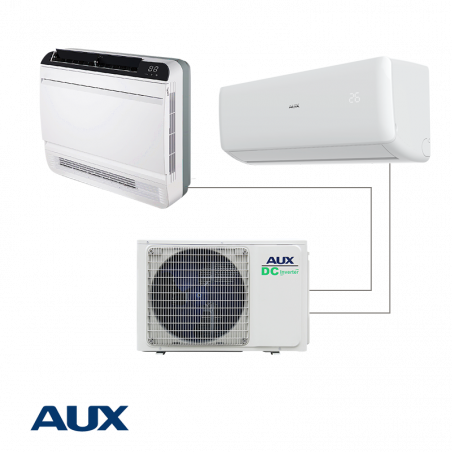 Εξωτερική μονάδα AUX AM2-H18/4DR3S, 18000 BTU, 40 m2, A++/A+, R-32, Λευκό