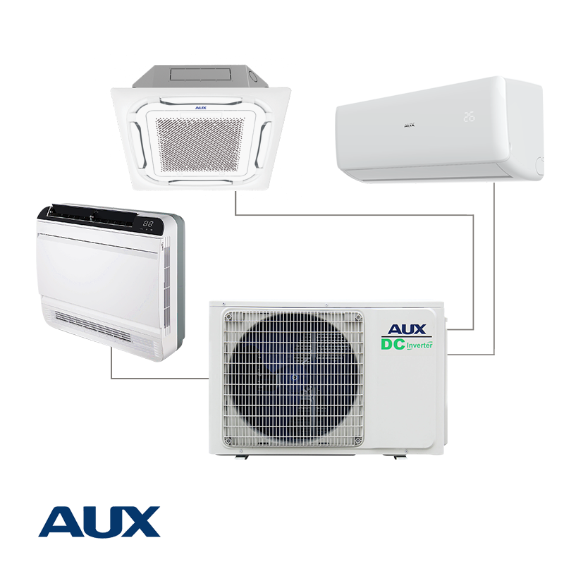 Εξωτερική μονάδα AUX AM3-H27/4DR3, 27000 BTU, 60 m2, A++/A+, R-32, Λευκό
