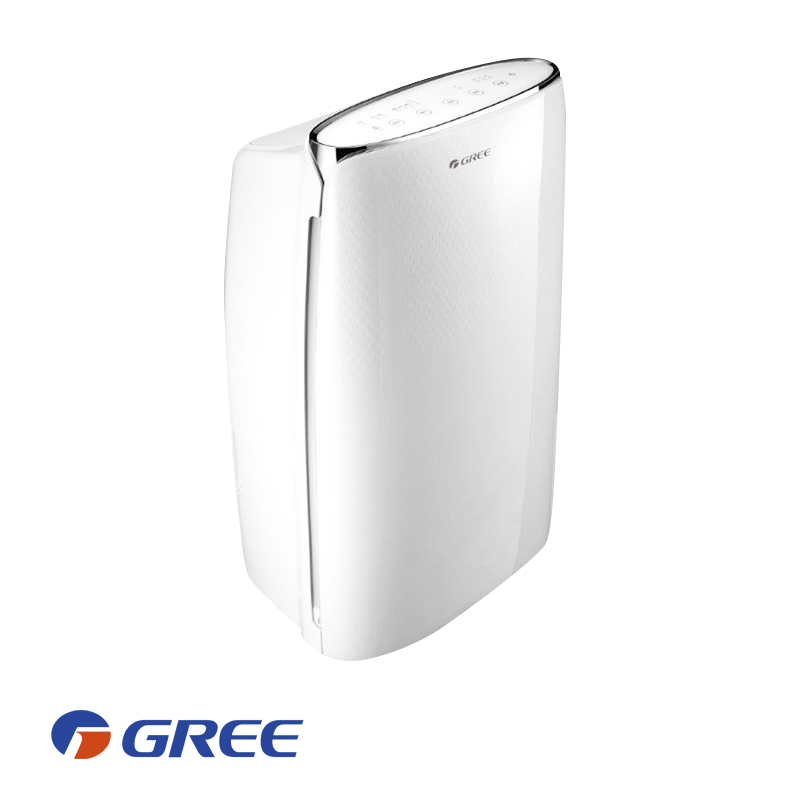 Αφυγραντήρας Gree Daisy GDN20AV-K5EBA1A, 360W, 24 m2, 3.5 l, 20 l/ημέρα, λειτουργία έως 5C, οθόνη, R290, λευκό