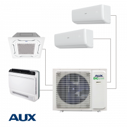 Εξωτερική μονάδα AUX AM4-H36/4DR3, 36000 BTU, 60 m2, A++/A+, R-32, Λευκό