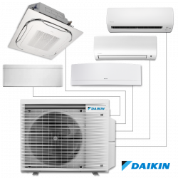 Εξωτερική μονάδα Daikin 5MXM90A9, 30000 BTU, 64 m2, A+++, R-32, Μέχρι 5 εσωτερικές μονάδες, Λευκό