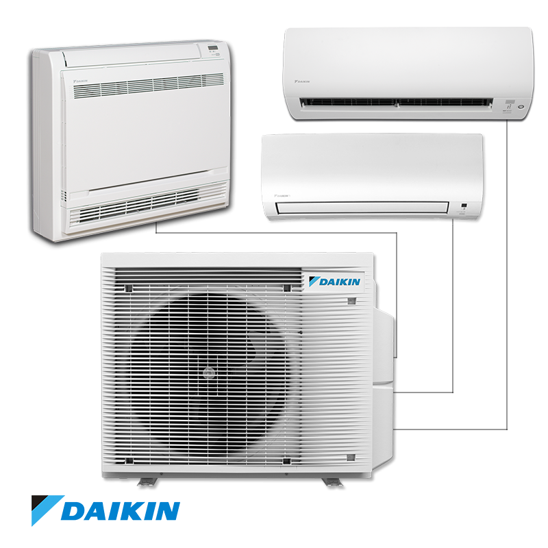 Εξωτερική μονάδα του συστήματος Daikin 3MXM68A9 multi-split, 23000 BTU, 53 m2, A+++, R-32, Μέχρι 3 εσωτερικές μονάδες, Λευκό