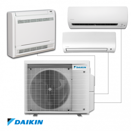 Εξωτερική μονάδα του συστήματος Daikin 3MXM68A9 multi-split, 23000 BTU, 53 m2, A+++, R-32, Μέχρι 3 εσωτερικές μονάδες, Λευκό