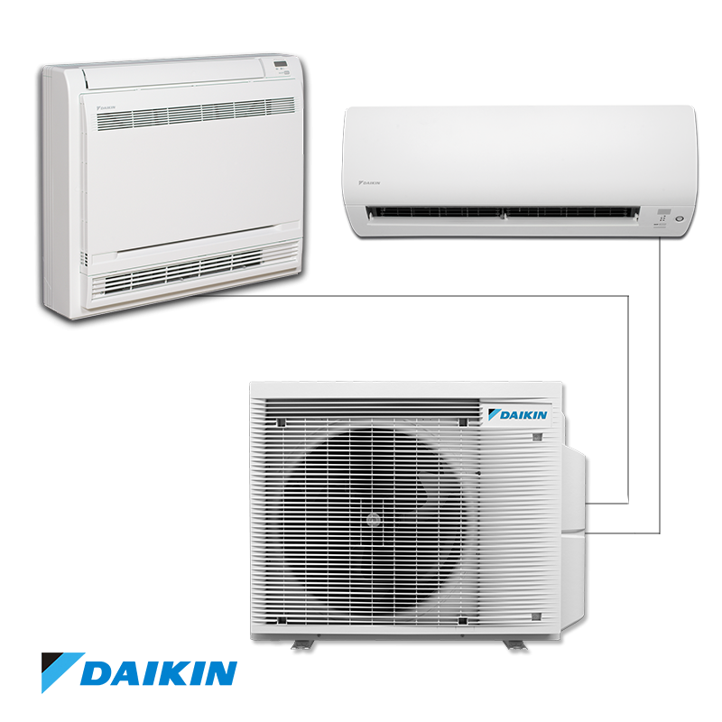 Εξωτερική μονάδα του συστήματος Daikin 2MXM68A9 multi-split, 23000 BTU, 53 m2, A+++, R-32, Μέχρι 2 εσωτερικές μονάδες, Λευκό