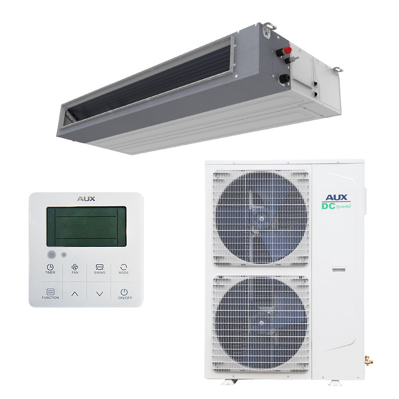 Κλιματιστικό αεραγωγών AUX AUMD-H60/SDR3HC + AL-H60/SDR3C2(U), 60000 BTU, 100 m2, R-32, Λευκό