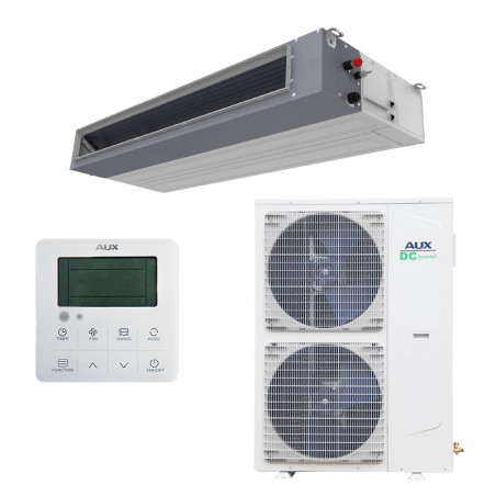 Κλιματιστικό αεραγωγών AUX AUMD-H60/SDR3HC + AL-H60/SDR3C2(U), 60000 BTU, 100 m2, R-32, Λευκό