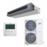 Κλιματιστικό αεραγωγών AUX AUMD-H60/SDR3HC + AL-H60/SDR3C2(U), 60000 BTU, 100 m2, R-32, Λευκό